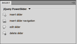 PowerSlider Insert Bar