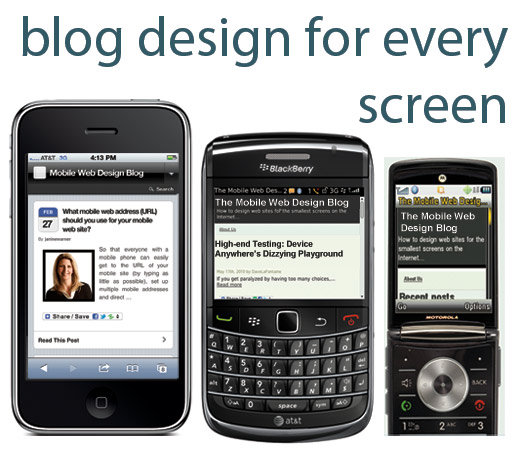 Mobile Blog Design for WordPress