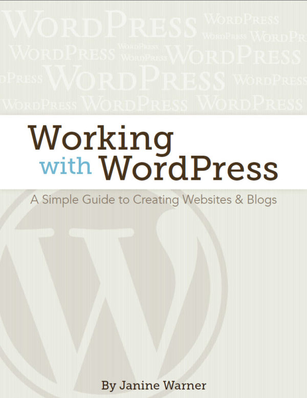 Working with WordPress cover