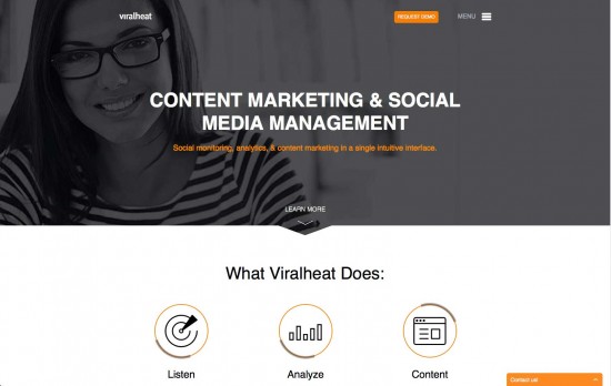 viralheat dashboard helps your content go viral